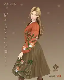Woodland Muse Collection (Outfits,  Dresses, Clothing Sets, Alpha CC for Females)