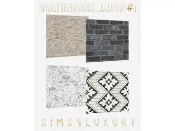 SimSplendor's Elegance [Public Free] - Kitchen Backsplashes #6: Chic Decor & Accessories