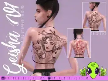 Geisha V1 Tattoo