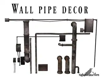 wall pipe decors