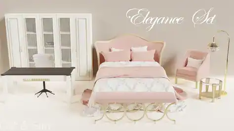 Elegance Set(bedroom&study PART)