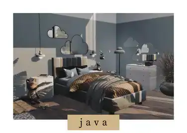 SundaysSimsJavaBliss (Java-Inspired  Bedroom Accessories & Furniture by Sundays_Sims - AlphaCC Objects)