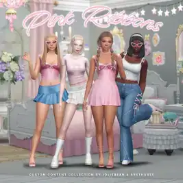 pink ribbons collection by arethabee & joliebean