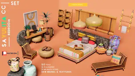SAYULITA - BEDROOM SET ( PATREONS MEMBERS )