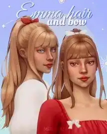 Emma hair & bow