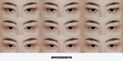 3D lashes L6 Superpack by BaddieSims
