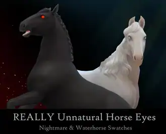 REALLY Unnatural Horse Eyes