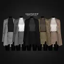 Casual Suit III AF by Gorillax3 - Women's Clothing & Outfits