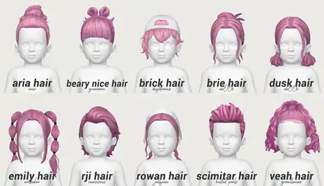 toddler hair conversions by casteru