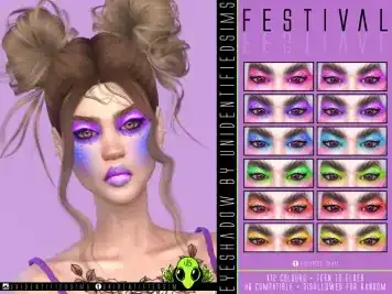 Festival Makeup Set - Eyeshadow