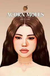🍂 acorn moles 🍂- a little set of moles