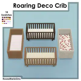 Roaring Deco Crib