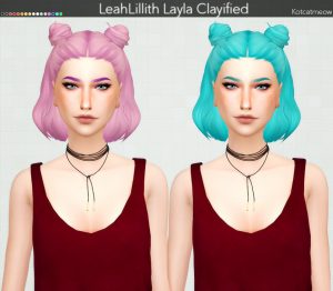 Leahlillith Layla Hair Clayified Snootysims