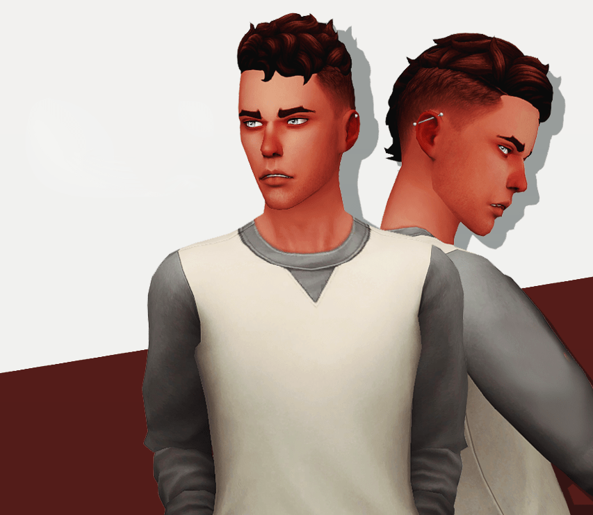 sims 4 mm curly male hair