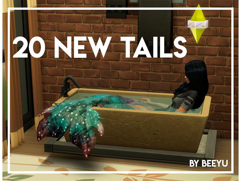 20 new mermaid tails