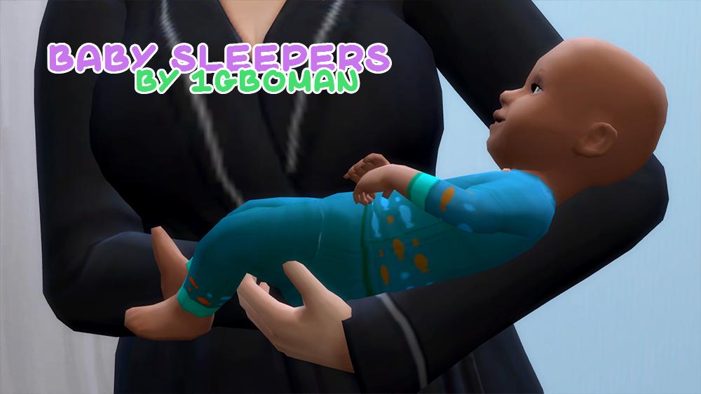 Maxis Match Newborn Baby Sleepers