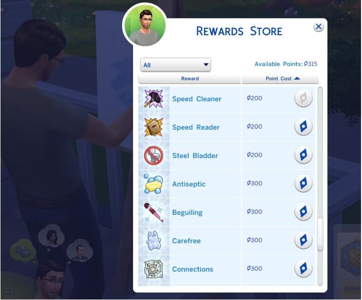 Cheap Aspiration Rewards - Sims 4 Aspiration Mods