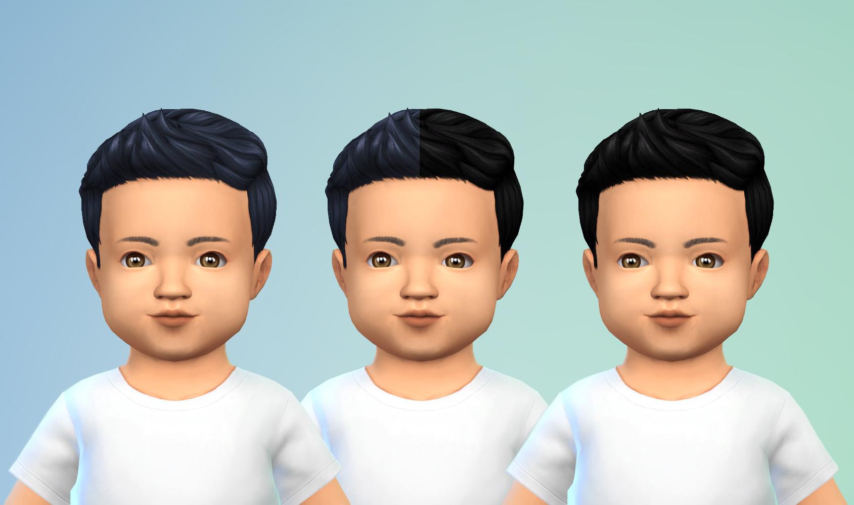 Sims 4 Base Game Black Hair Recolour (NonDefault) | Updated For Island Living
