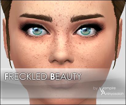 Freckled Beauty -face overlay-