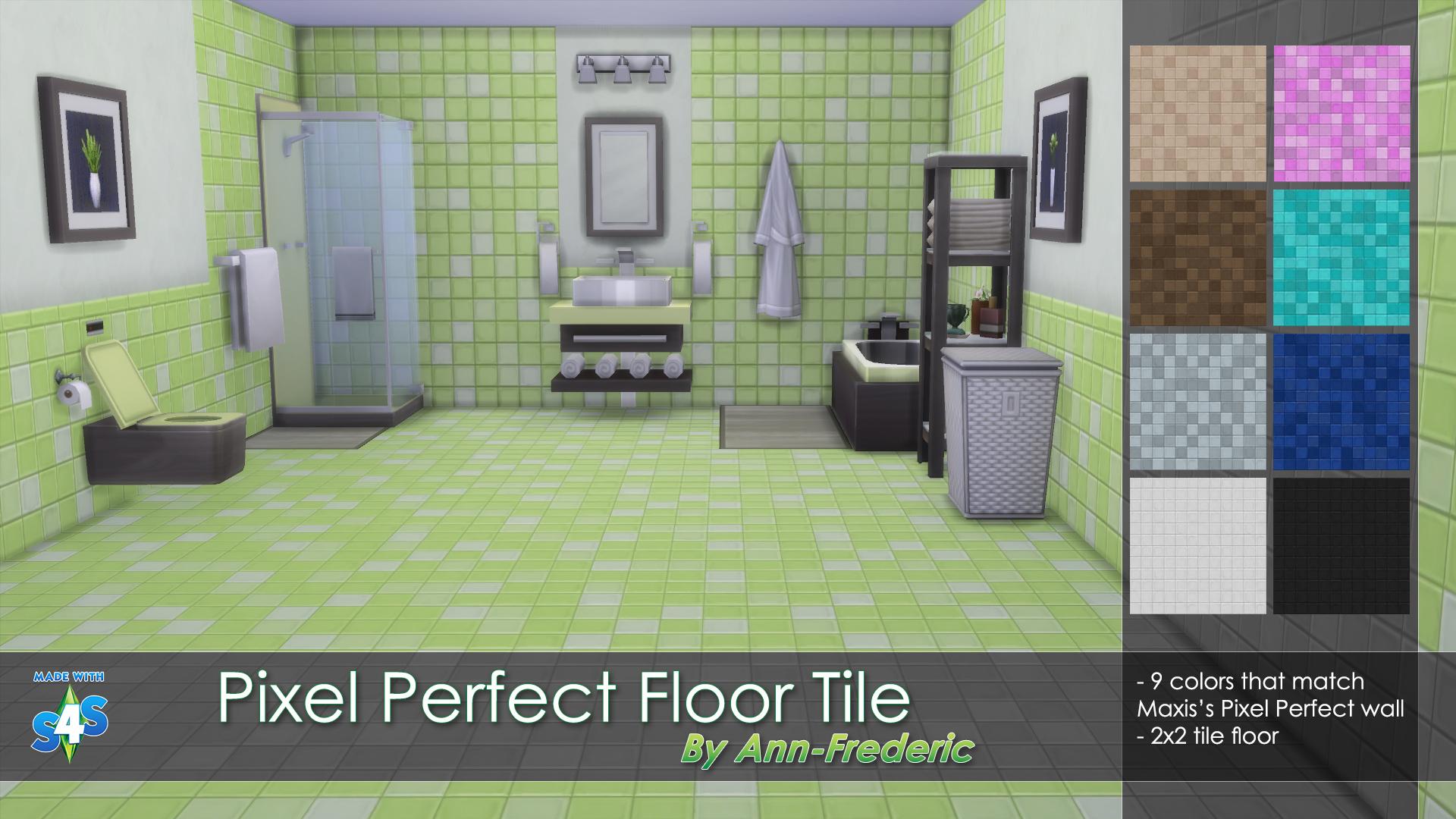 Pixel Perfect Floor Tile, match Maxis's wall