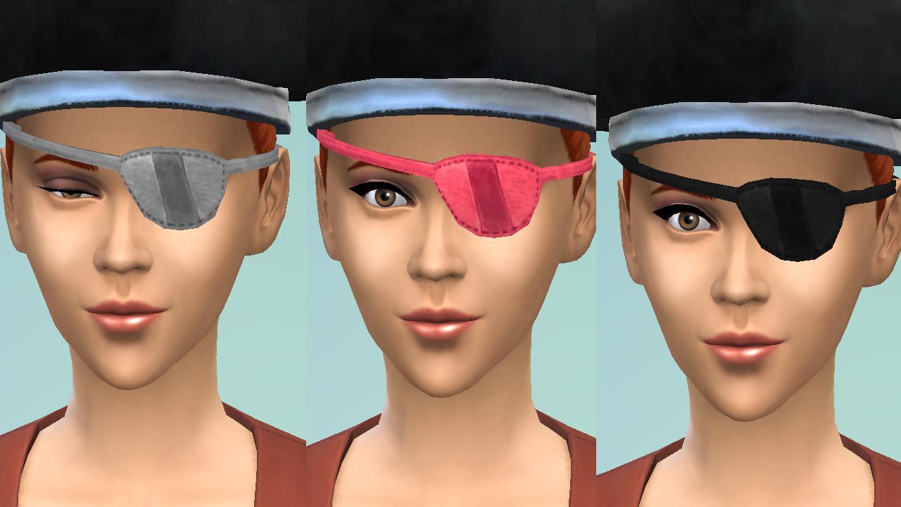 Unisex pirate eyepatch conversion