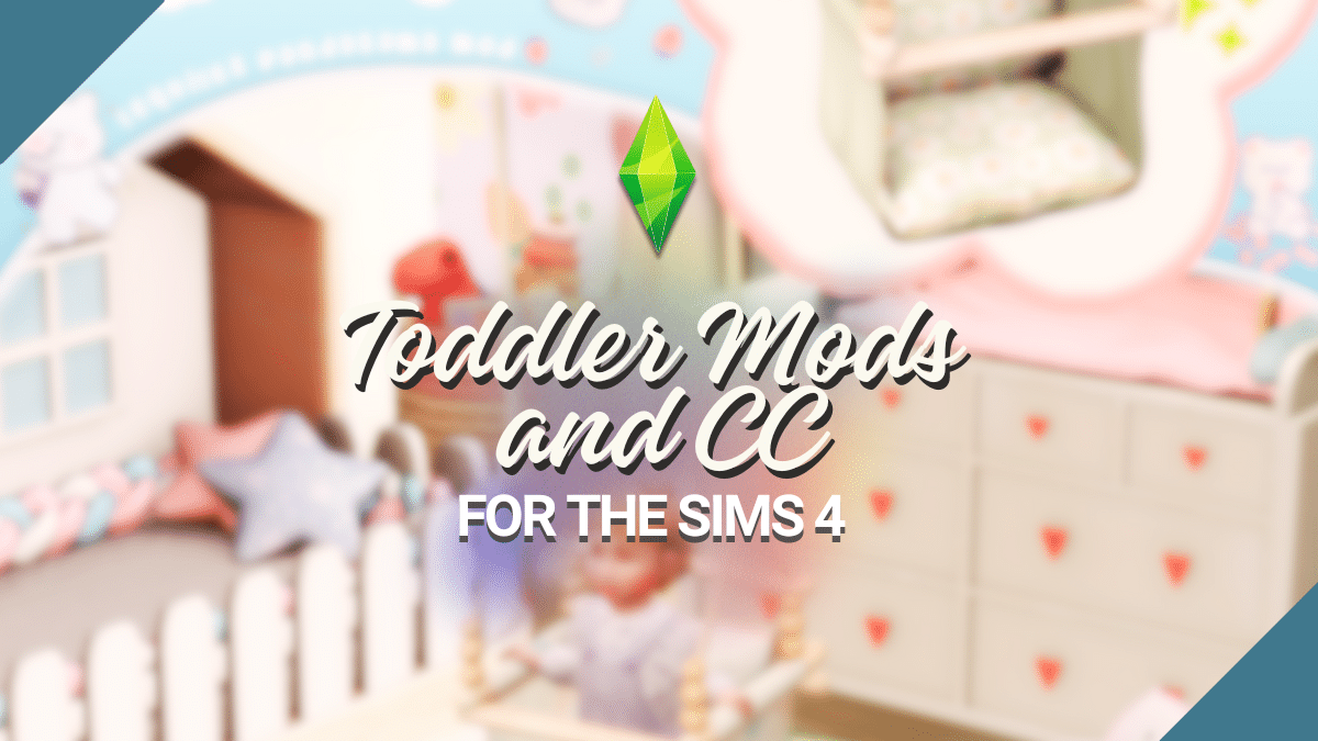 Toddler Mods and CC Featured Image