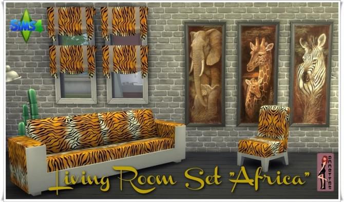 Africa Living Room Set