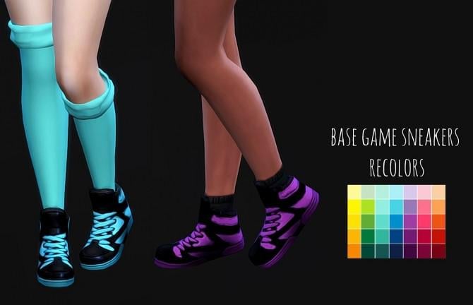 Base Game Sneakers Recolors