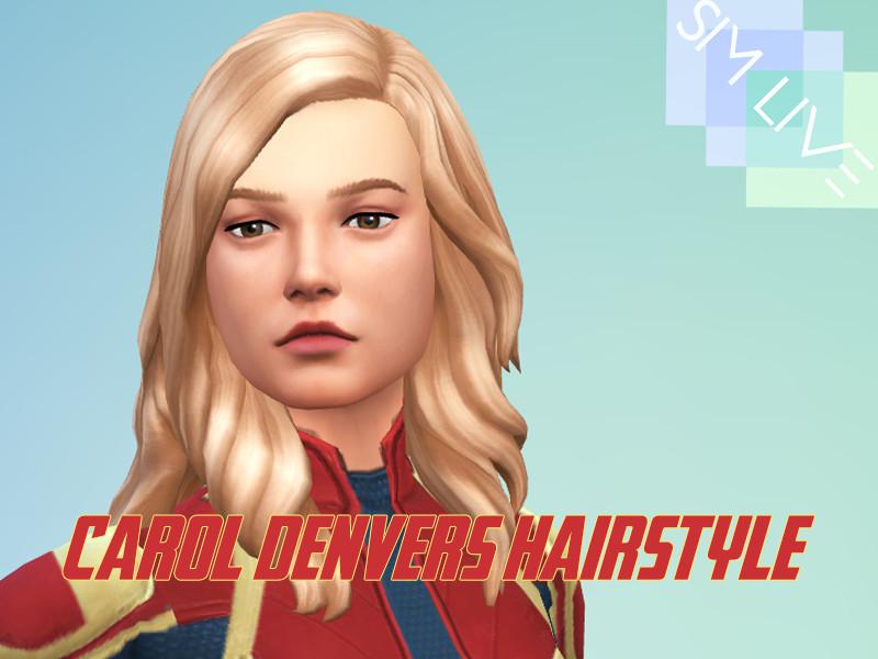 Carol Denvers Hairstyle Maxis Match