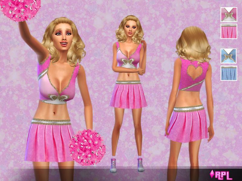 Cheerleader uniform hotsell sims 4