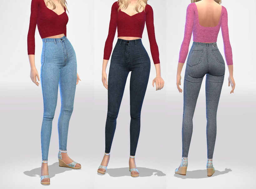 The Best Sims 4 Jeans CC for Males and Females — SNOOTYSIMS