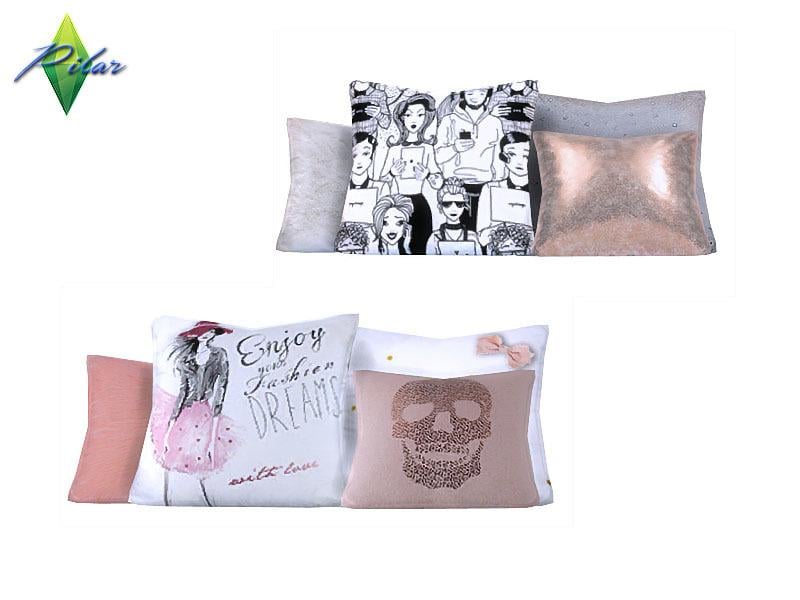 Sims 4 CC Pillows Packs