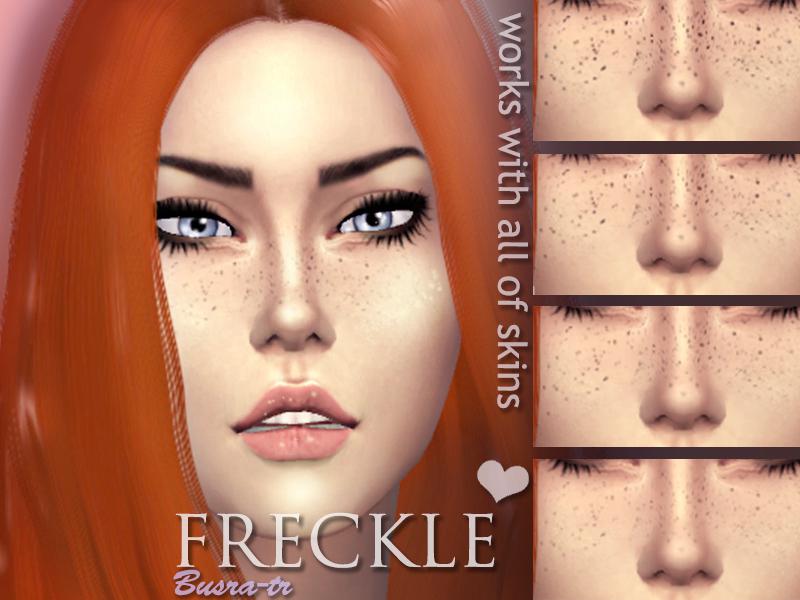 the sims 4 soft freckles cc