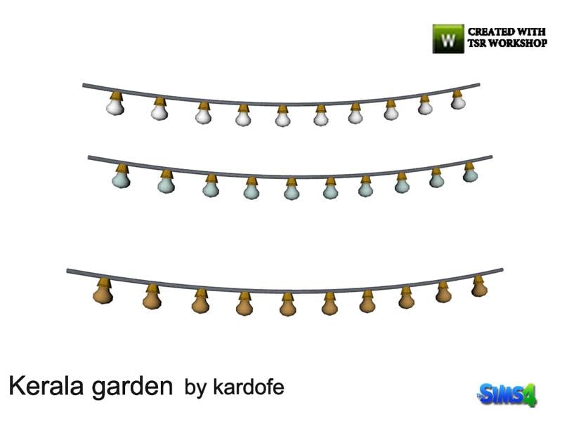 kardofe_Kerala garden_Garland lights