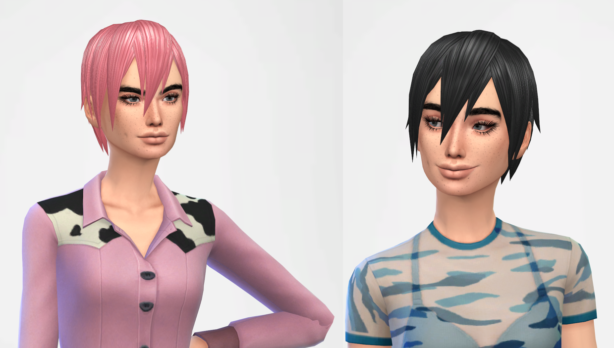 Short Hair For Toddlers Kids Female And Male Snootysims