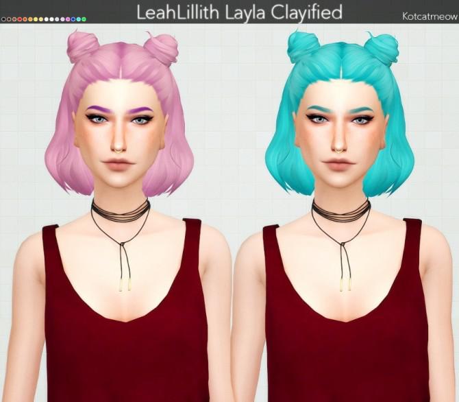 clayified hair set