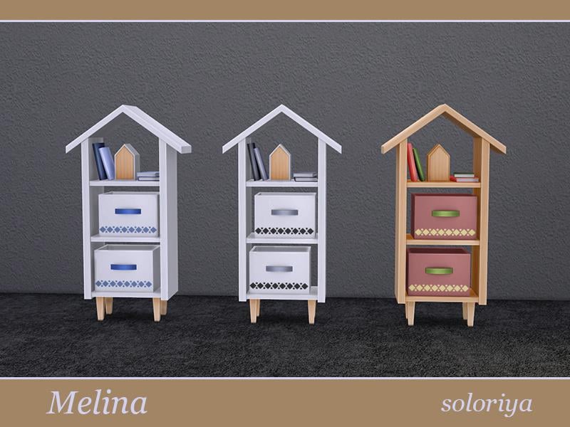 Melina Living Room Bookcase