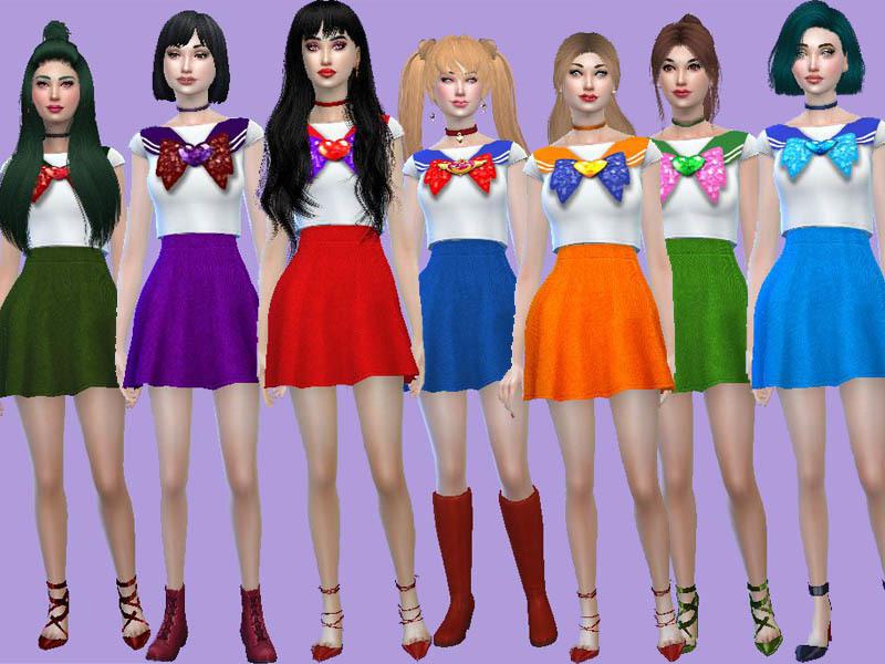 Sailor Moon Skirts - Mesh needed