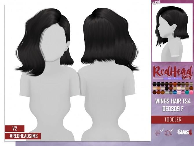the sims 4 custom content child hair alpha