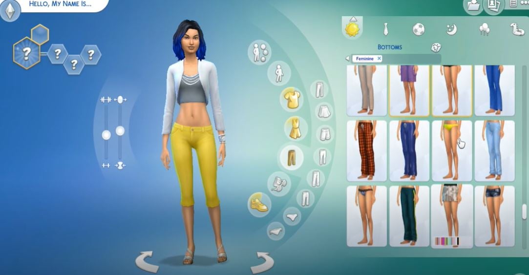 More columns in cas. Симс 4 меню CAS. The SIMS 4: В университете. Симс 4 геймплей. Симс 4 игровой процесс.