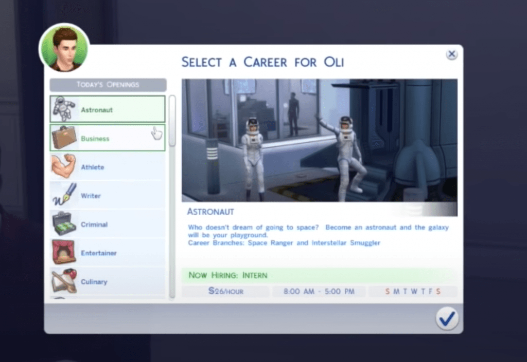 the sims 4 custom careers