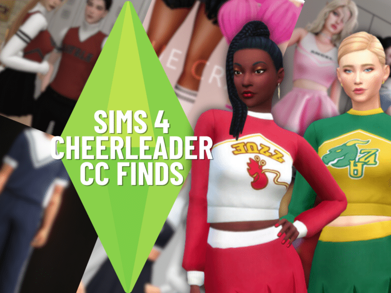 Cheerleader CC & Mods for The Sims 4