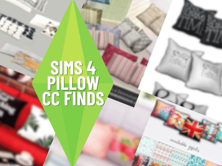 The Best Pillow CC & Mods for The Sims 4