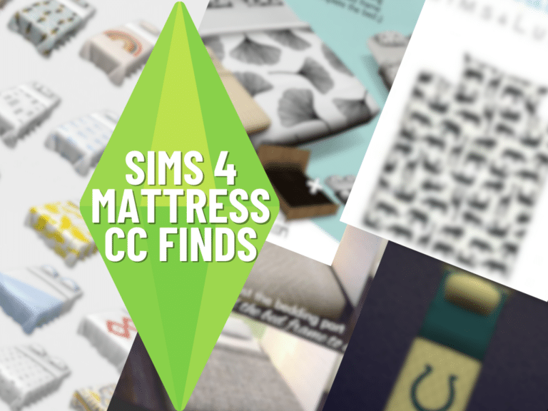 Mattress CC & Mods You Should Download
