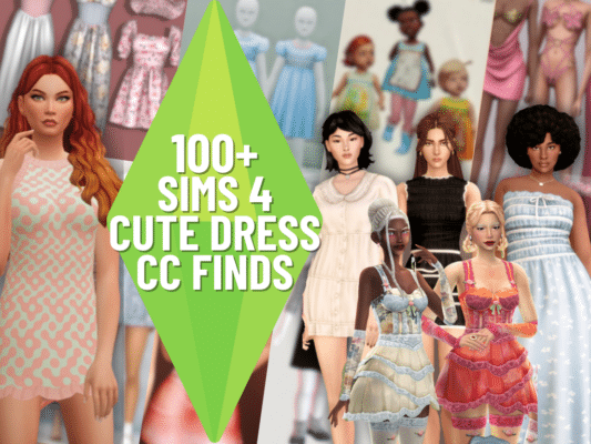 100+ Free Cute Dresses For The Sims 4 — Snootysims