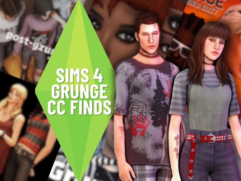 Grunge CC & Mods your Sims need to have!