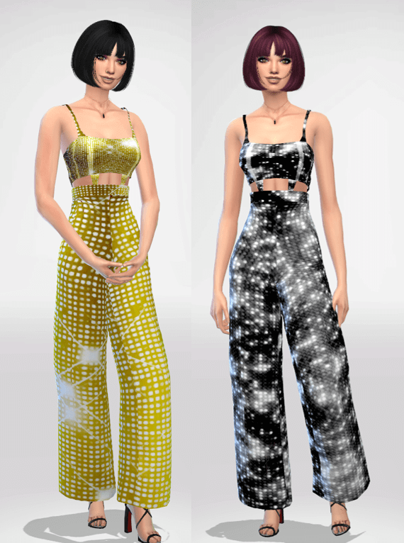 Sims 4 Glow Overalls