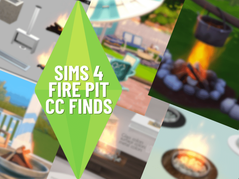 Best Fire Pit Custom Content for the Sims 4