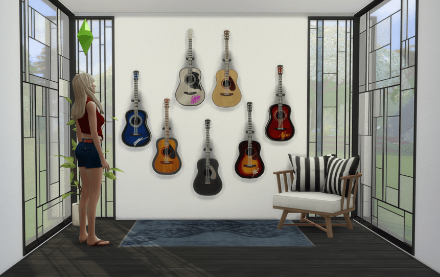 Awesome Guitar Custom Content for the Sims 4 — SNOOTYSIMS