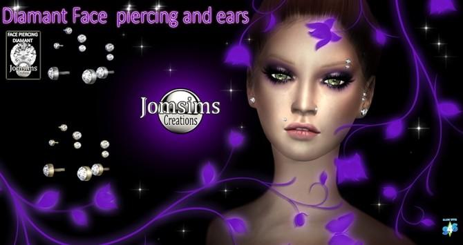 diamond face and ear piercings at jomsims creations